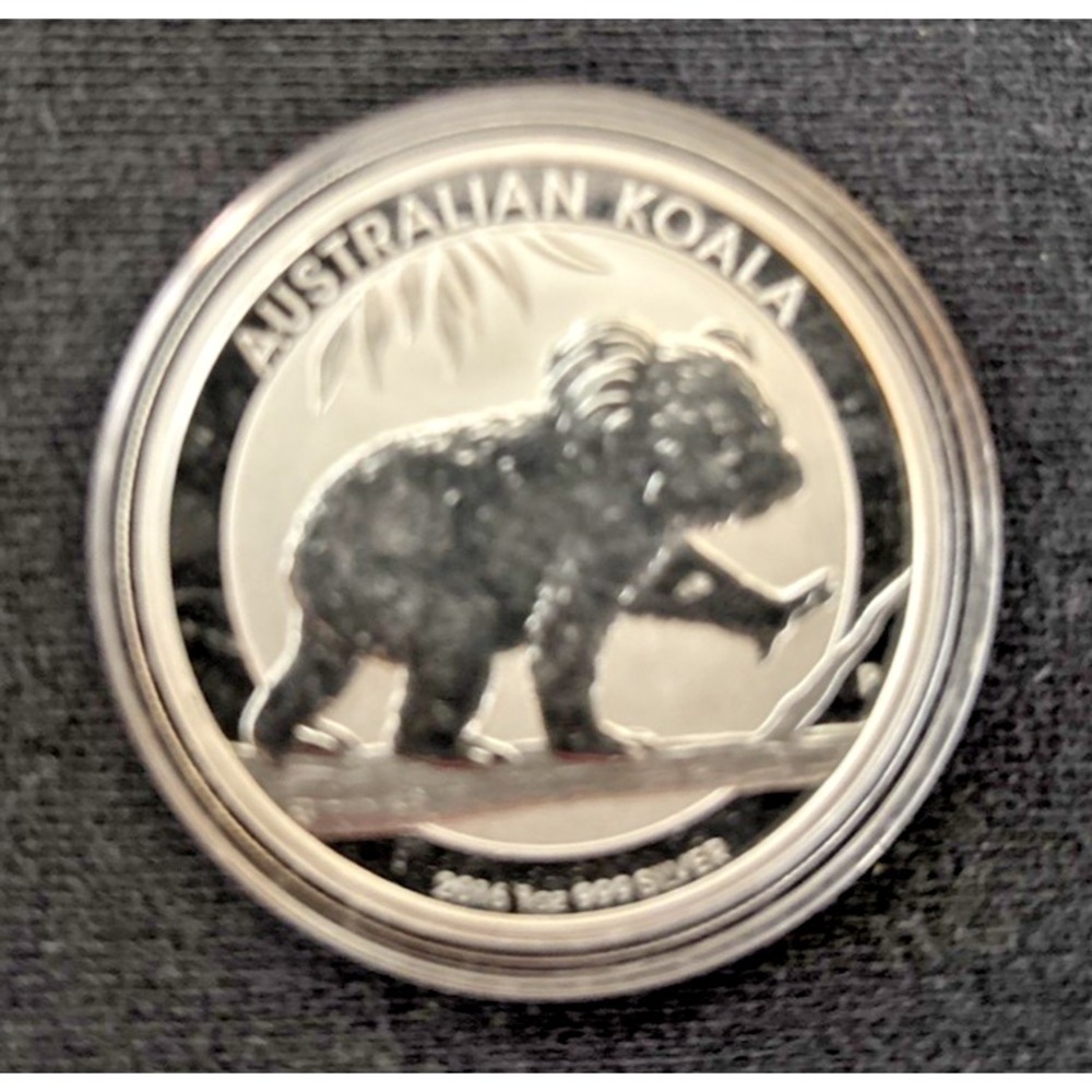 2016 Australian Koala 1 Troy Oz .999 Fine Silver In Original Capsule